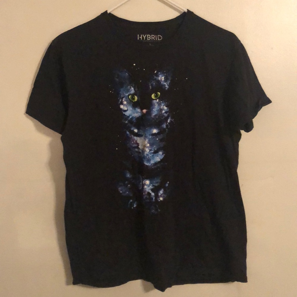 Cat Space Shirt Size Large